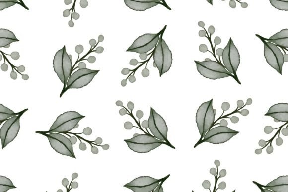 Download Green Floral Pattern for Fabric Design - Fabric Collection