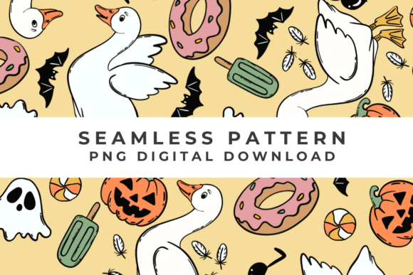 Download Summerween Seamless Fabric Pattern - Fabric Collection