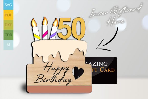 Download Birthday Cake Gift Card Money Holder Age - Gift card Collection