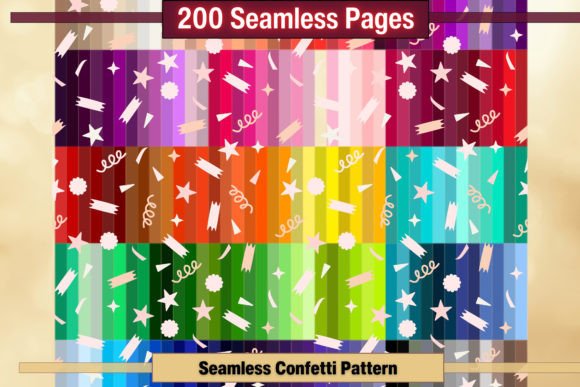 Download Seamless Confetti Pattern Background - Seamless confetti Collection
