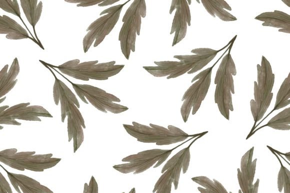 Download Brown Leaves Pattern for Fabric Design - Fabric Collection