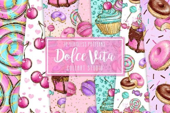 Download Candy Digital Papers, Fabric Design - Fabric Collection