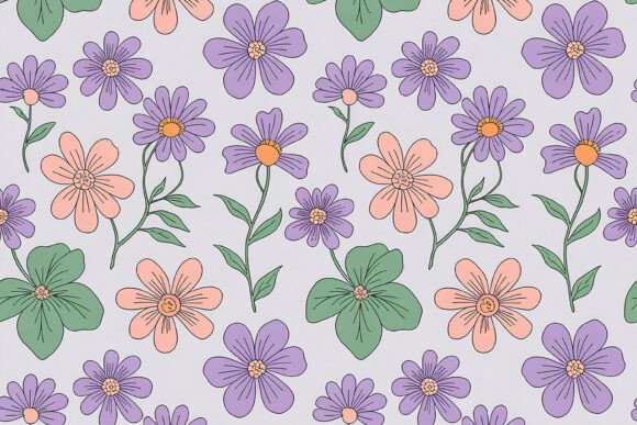 Download Soft Cute Floral Pattern Design - Cute floral pattern Collection
