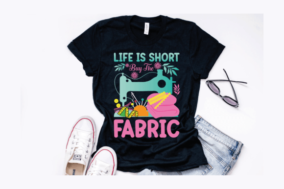 Download Life is Short Buy the Fabric Design - Fabric Collection