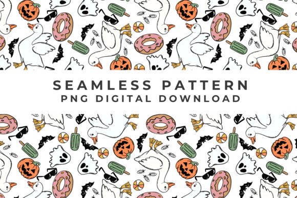 Download Summerween Seamless Fabric Pattern - Fabric Collection