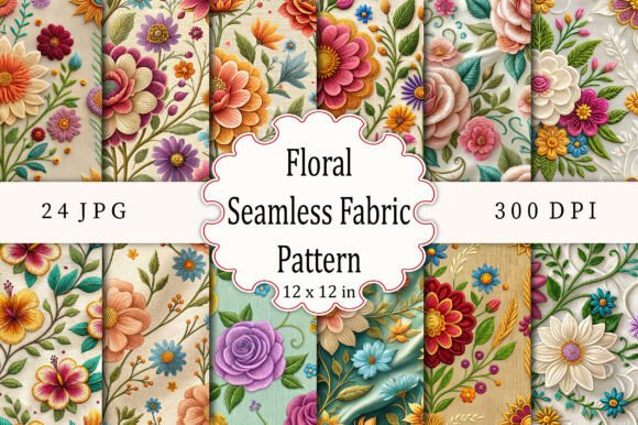 Download Floral Seamless Fabric Pattern - Fabric Collection